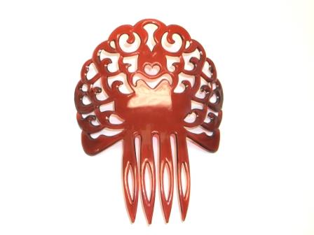 Plastic Hair Comb Tortoise